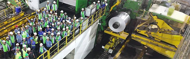 First Coil Rolls Out in Sambalpur Cluster Phase 2 FRP
