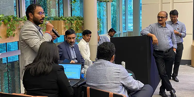 Hindalco leaders discussing enterprise risk management and business resilience