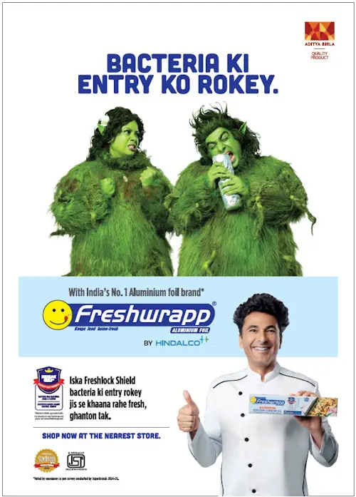 Freshwrapp and Chef Vikas Khanna Launch 'Bacteria Ki Entry Ko Rokey' Campaign to Promote Food Safety in Indian Kitchens